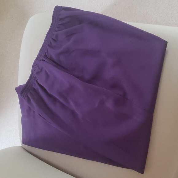 Alfred Dunner Woman's Deep Purple Elastic Waist Pull On Slacks Size 18W - Picture 8 of 8